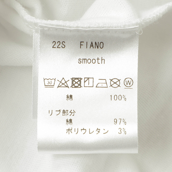 ANTICIPO アンティーチポ カットソー モックネック リブ 半袖